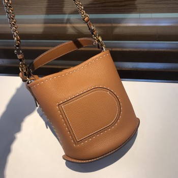 델보 팽 미니 버킷 크로스백